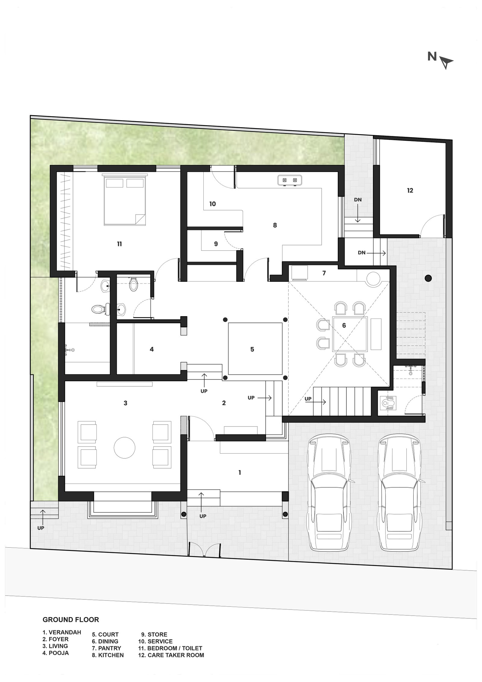 Ravichandran Residence design concept image 2