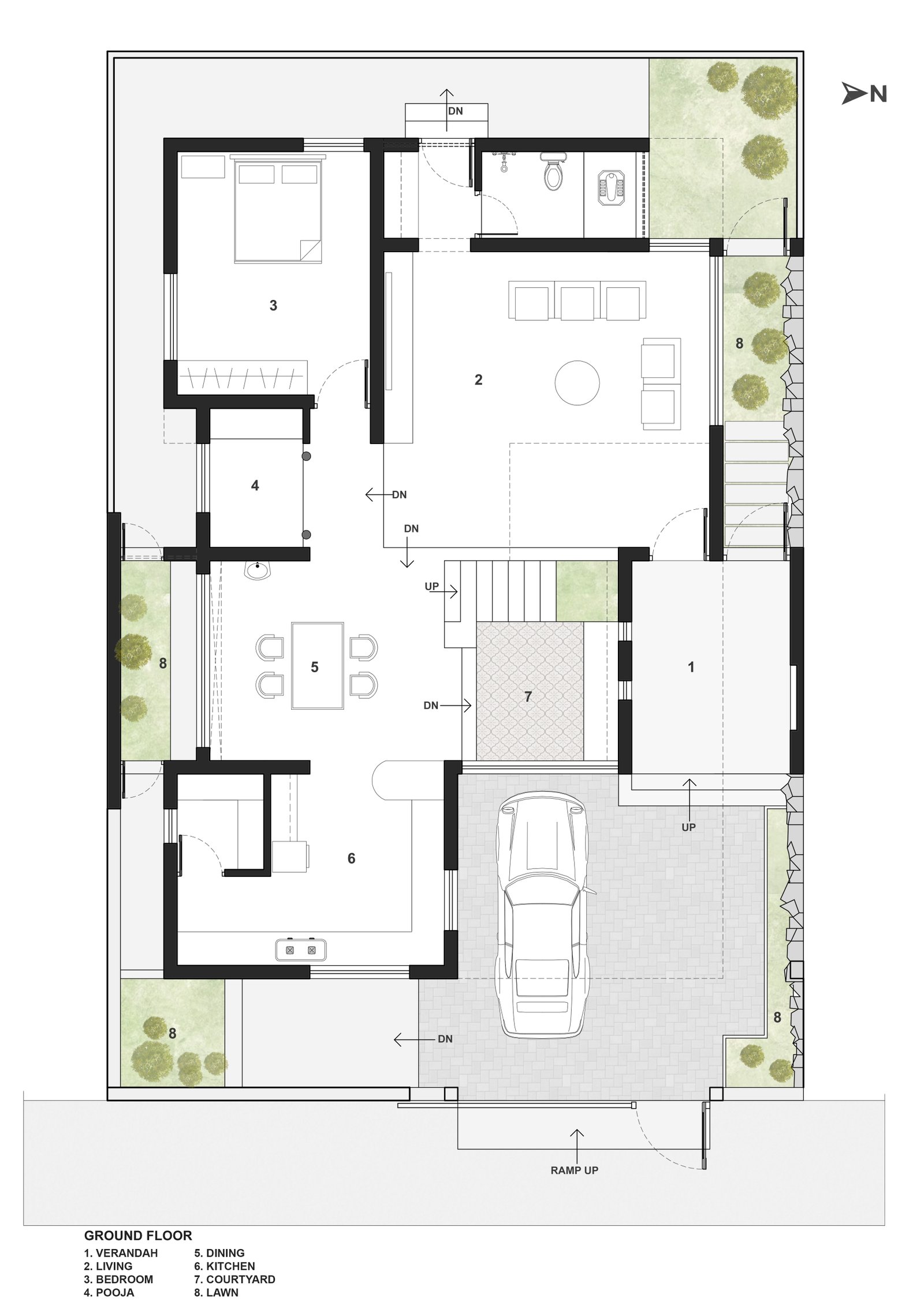 Basker And Shanthi Residence design concept image 1