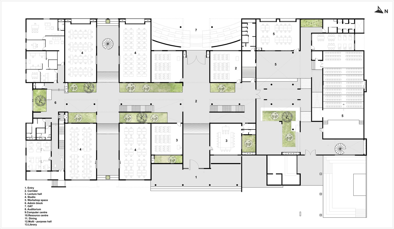 Hindustan School Of Architecture design concept image 2